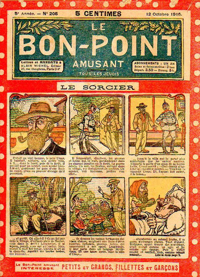 Cover for Le Bon point (Albin Michel, 1912 series) #205