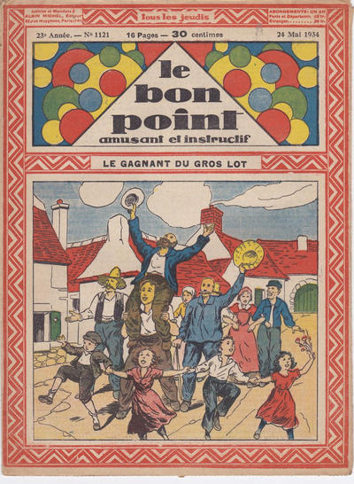 Cover for Le Bon point (Albin Michel, 1912 series) #1121