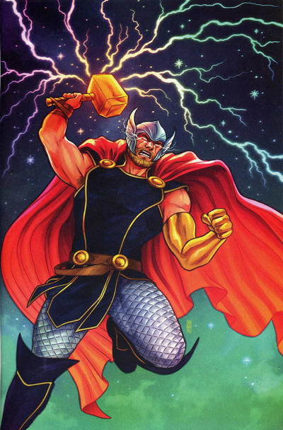 Cover for Marvel Tales: Thor (Marvel, 2019 series) #1 [Jen Bartel Incentive Virgin Cover]