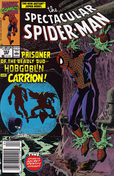 Cover for The Spectacular Spider-Man (Marvel, 1976 series) #163 [Mark Jewelers]
