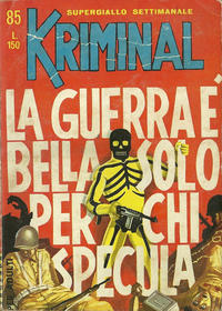 Cover Thumbnail for Kriminal (Editoriale Corno, 1964 series) #85