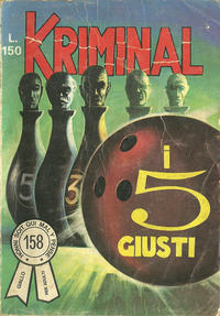 Cover Thumbnail for Kriminal (Editoriale Corno, 1964 series) #158