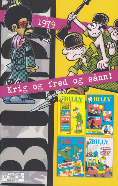 Cover for Billy kronologisk (Hjemmet / Egmont, 2018 series) #11 - 1979 - Krig og fred og sånn!