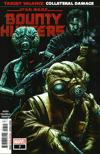 Cover for Star Wars: Bounty Hunters (Marvel, 2020 series) #7 [John Tyler Christopher Action Figure (4-LOM)]