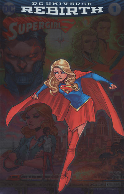 Cover for Supergirl (DC, 2016 series) #1 [NYCC Exclusive Silver Foil Variant]