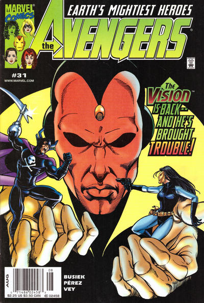 Cover for Avengers (Marvel, 1998 series) #31 [Newsstand]