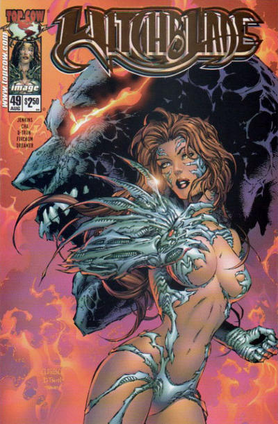 Cover for Witchblade (Image, 1995 series) #49 [Mid-West Gold Foil Variant]