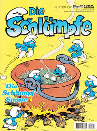 Cover Thumbnail for Die Schlümpfe (Bastei Verlag, 1992 series) #7 - Die Schlumpf-Suppe