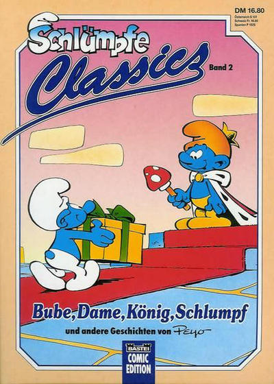 Cover for Bastei Comic Edition (Bastei Verlag, 1990 series) #72562 - Schlümpfe Classics 2: Bube, Dame, König, Schlumpf und andere Geschichten