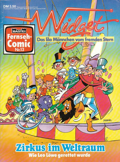 Cover for Bastei Fernseh-Comic (Bastei Verlag, 1992 series) #13 - Widget - Zirkus im Weltraum