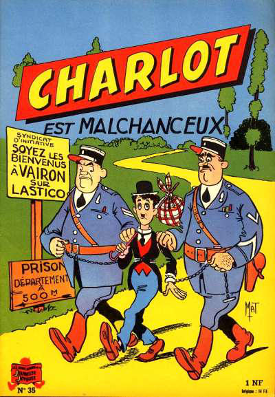 Cover for Les aventures acrobatiques de Charlot (SPE [Société Parisienne d'Edition], 1948 series) #35