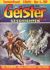 Cover for Geister Geschichten Sammelband (Bastei Verlag, 1980 series) #6