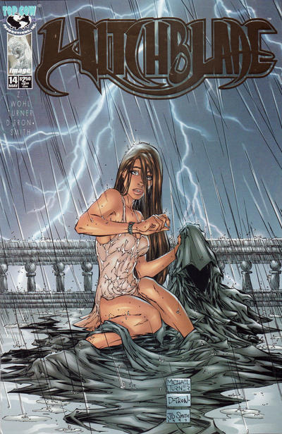 Cover for Witchblade (Image, 1995 series) #14 [AE Exclusive Gold Foil]