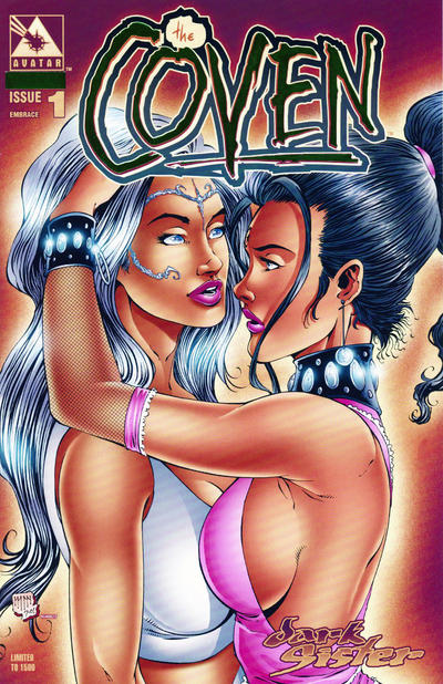 Cover for The Coven: Dark Sister (Avatar Press, 2001 series) #1 ['Embrace' Emerald Foil Variant]