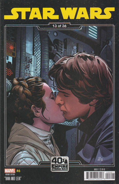 Cover for Star Wars (Marvel, 2020 series) #6 [Chris Sprouse & Karl Story 'The Empire Strikes Back 40th Anniversary']