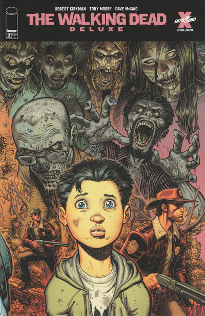 Cover for The Walking Dead Deluxe (Image, 2020 series) #3 [Arthur Adams & Dave McCaig Cover]