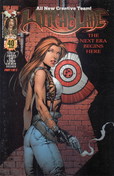 Cover for Witchblade (Image, 1995 series) #40 [Bullseye Gold Foil Cover]