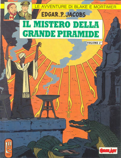 Cover for Grandi eroi (Comic Art, 1986 series) #28 - Le avventure di Blake e Mortimer - Il mistero della Grande Piramide  vol. 2