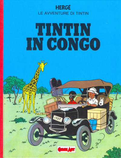 Cover for Grandi eroi (Comic Art, 1986 series) #36 - Le avventure di Tintin - Tintin in Congo