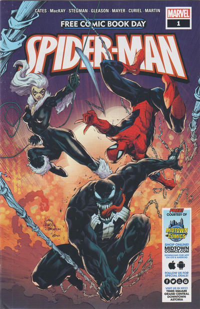 Cover for Free Comic Book Day 2020 (Spider-Man/Venom) (Marvel, 2020 series) #1 [Midtown Comics Cover]