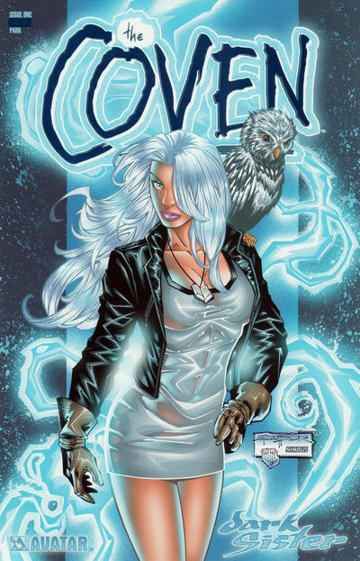 Cover for The Coven: Dark Sister (Avatar Press, 2001 series) #1 [Park Royal Blue Foil Variant]