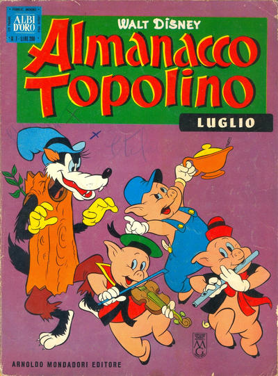Cover for Almanacco Topolino (Mondadori, 1957 series) #91