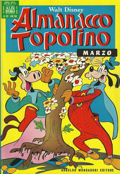 Cover for Almanacco Topolino (Mondadori, 1957 series) #207