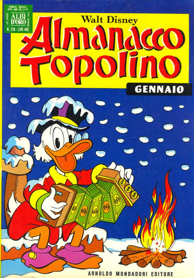 Cover for Almanacco Topolino (Mondadori, 1957 series) #229