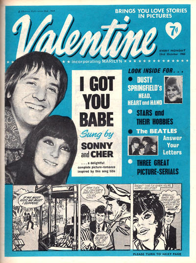 Cover for Valentine (IPC, 1957 series) #23 October 1965