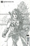 Cover for Wonder Woman (DC, 2016 series) #750 [Jim Lee Pencils Sketch Variant Cover]