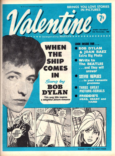 Cover for Valentine (IPC, 1957 series) #13 November 1965