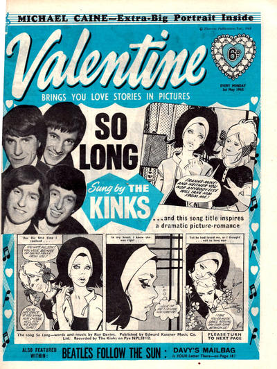 Cover for Valentine (IPC, 1957 series) #1 May 1965