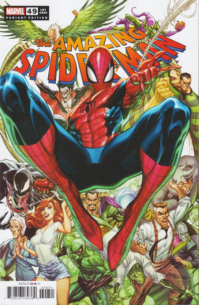 Cover for Amazing Spider-Man (Marvel, 2018 series) #49 (850) [Variant Edition - J. Scott Campbell Cover]