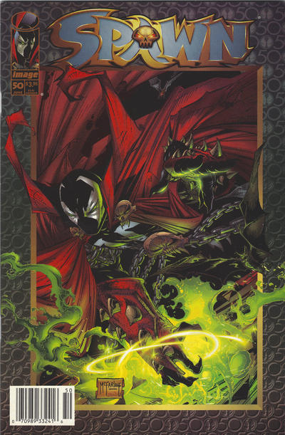 Cover for Spawn (Image, 1992 series) #50 [Newsstand]