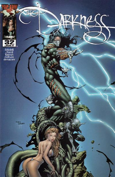 Cover for The Darkness (Image, 1996 series) #32 [Blue Tempest Variant]