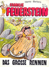 Cover Thumbnail for Familie Feuerstein (Tessloff, 1974 series) #2 - Das grosse Rennen