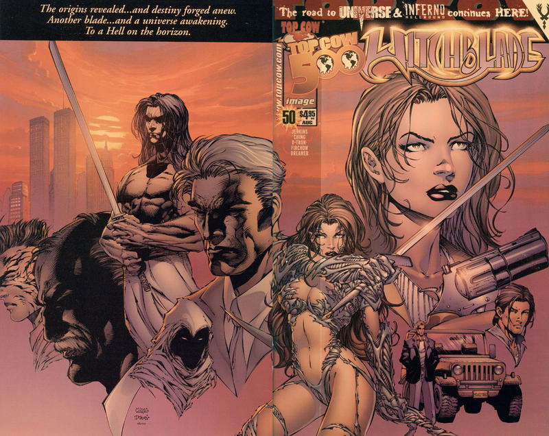 Cover for Witchblade (Image, 1995 series) #50 [Dynamic Forces Chrome Variant]