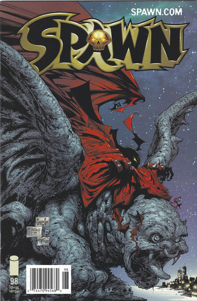 Cover for Spawn (Image, 1992 series) #98 [Newsstand]