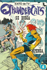 Cover Thumbnail for Thundercats (Ledafilms SA, 1987 ? series) #4
