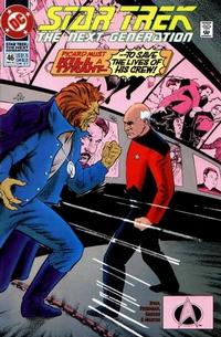 Cover for Star Trek: The Next Generation (DC, 1989 series) #46 [Direct]