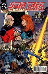 Cover Thumbnail for Star Trek: The Next Generation (DC, 1989 series) #71 [Direct Sales]
