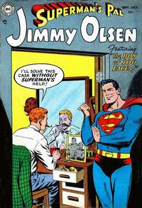 Cover Thumbnail for Superman's Pal, Jimmy Olsen (DC, 1954 series) #1