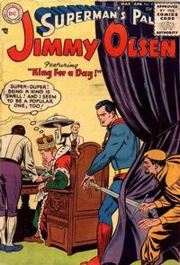 Cover Thumbnail for Superman's Pal, Jimmy Olsen (DC, 1954 series) #4