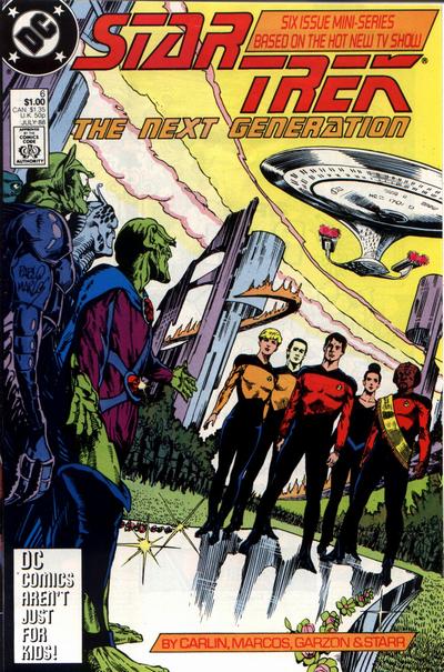 Cover for Star Trek: The Next Generation (DC, 1988 series) #6 [Direct]