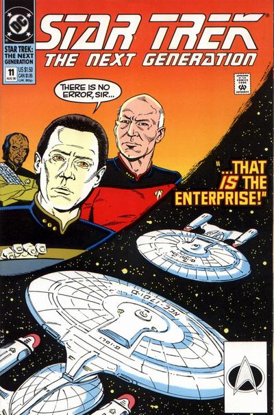 Cover for Star Trek: The Next Generation (DC, 1989 series) #11 [Direct]