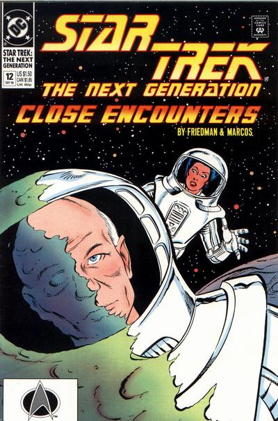 Cover for Star Trek: The Next Generation (DC, 1989 series) #12 [Direct]