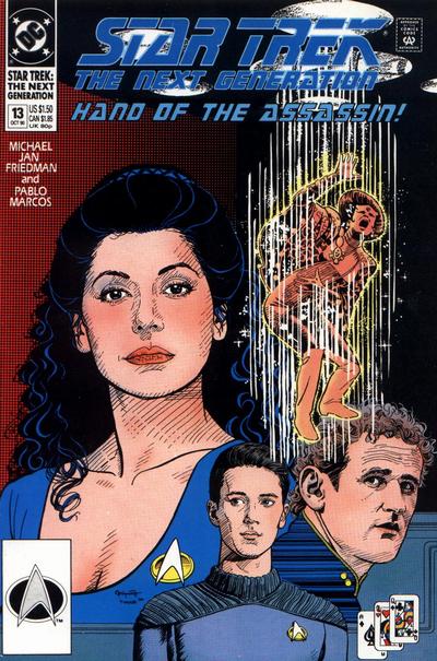 Cover for Star Trek: The Next Generation (DC, 1989 series) #13 [Direct]