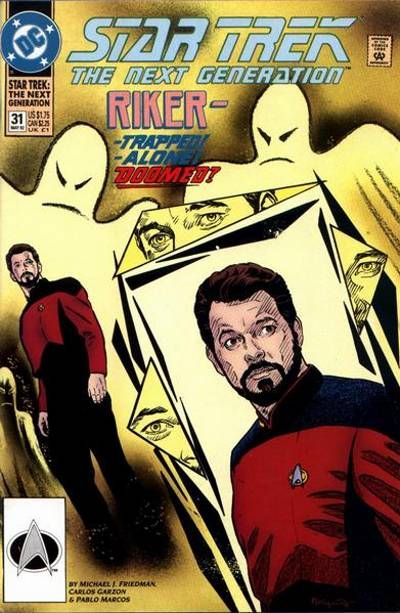 Cover for Star Trek: The Next Generation (DC, 1989 series) #31 [Direct]