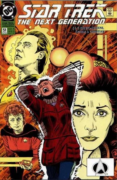 Cover for Star Trek: The Next Generation (DC, 1989 series) #51 [Direct]