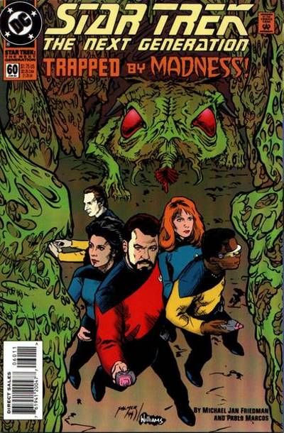 Cover for Star Trek: The Next Generation (DC, 1989 series) #60 [Direct Sales]
